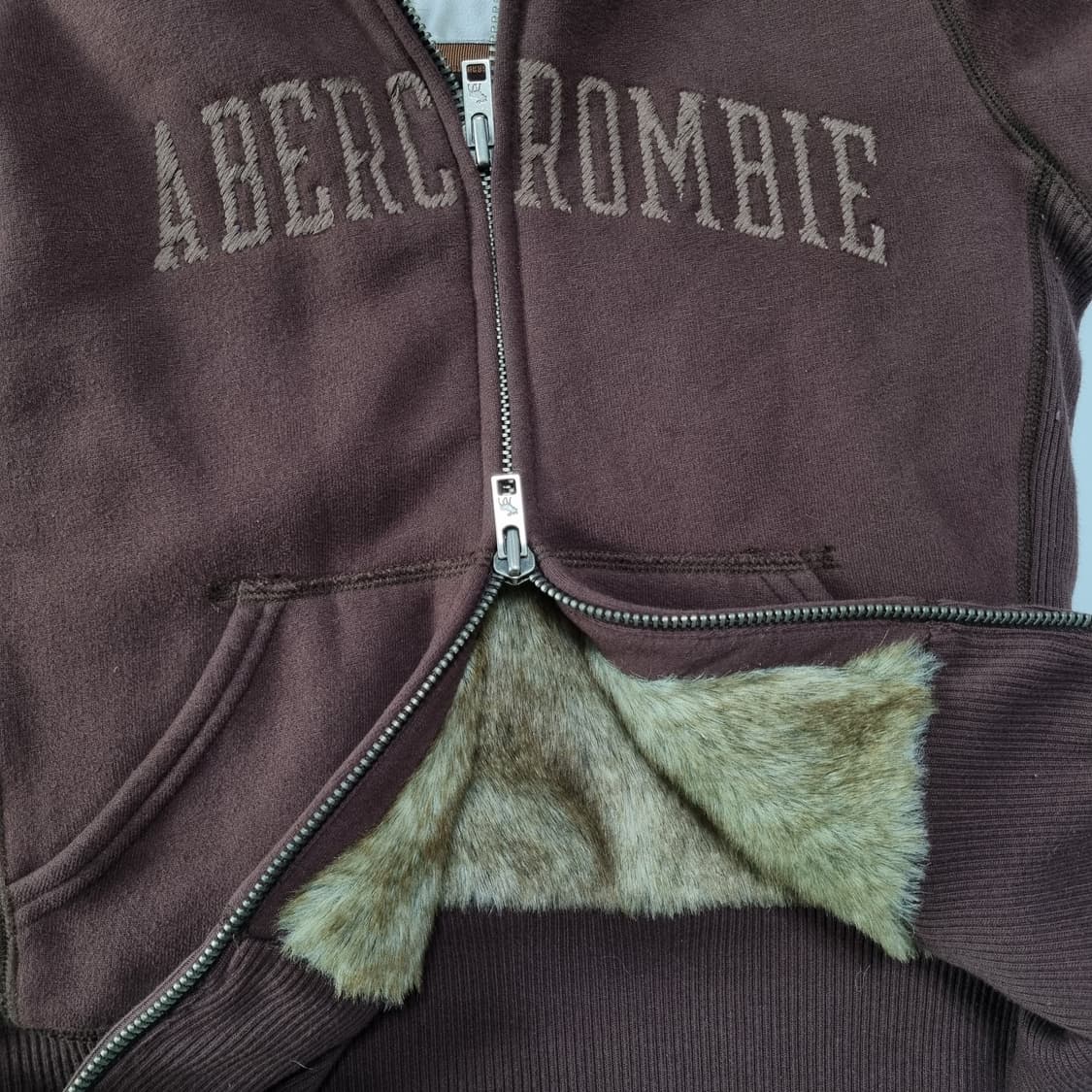 아베크롬비 퍼 후드집업 상품이미지4