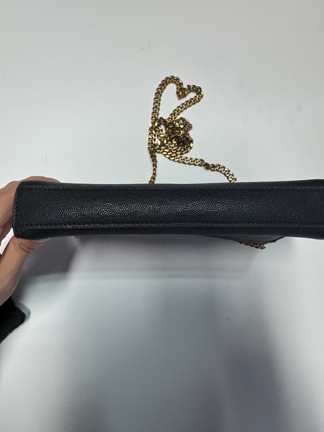 생로랑 YSL 금장 체인 숄더백 + 파우치 상품이미지7