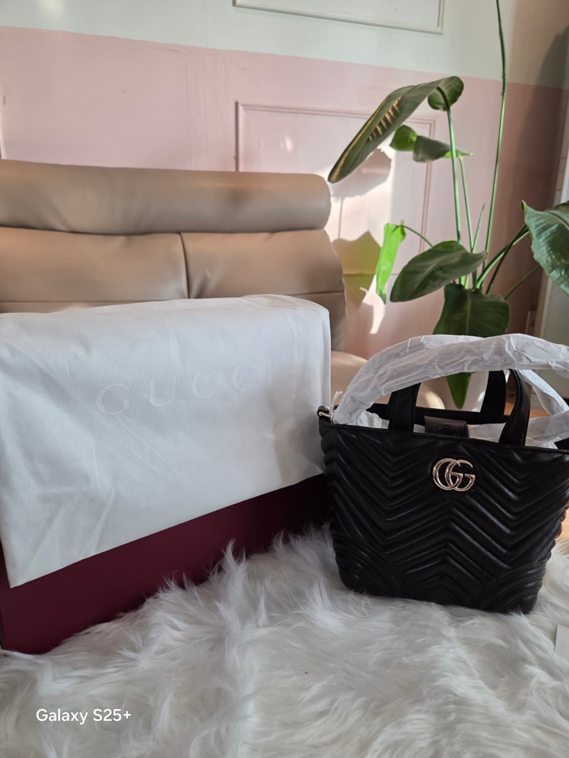 GG 마몬트 미니 토트백 블랙 미개봉 새상품 상품이미지4