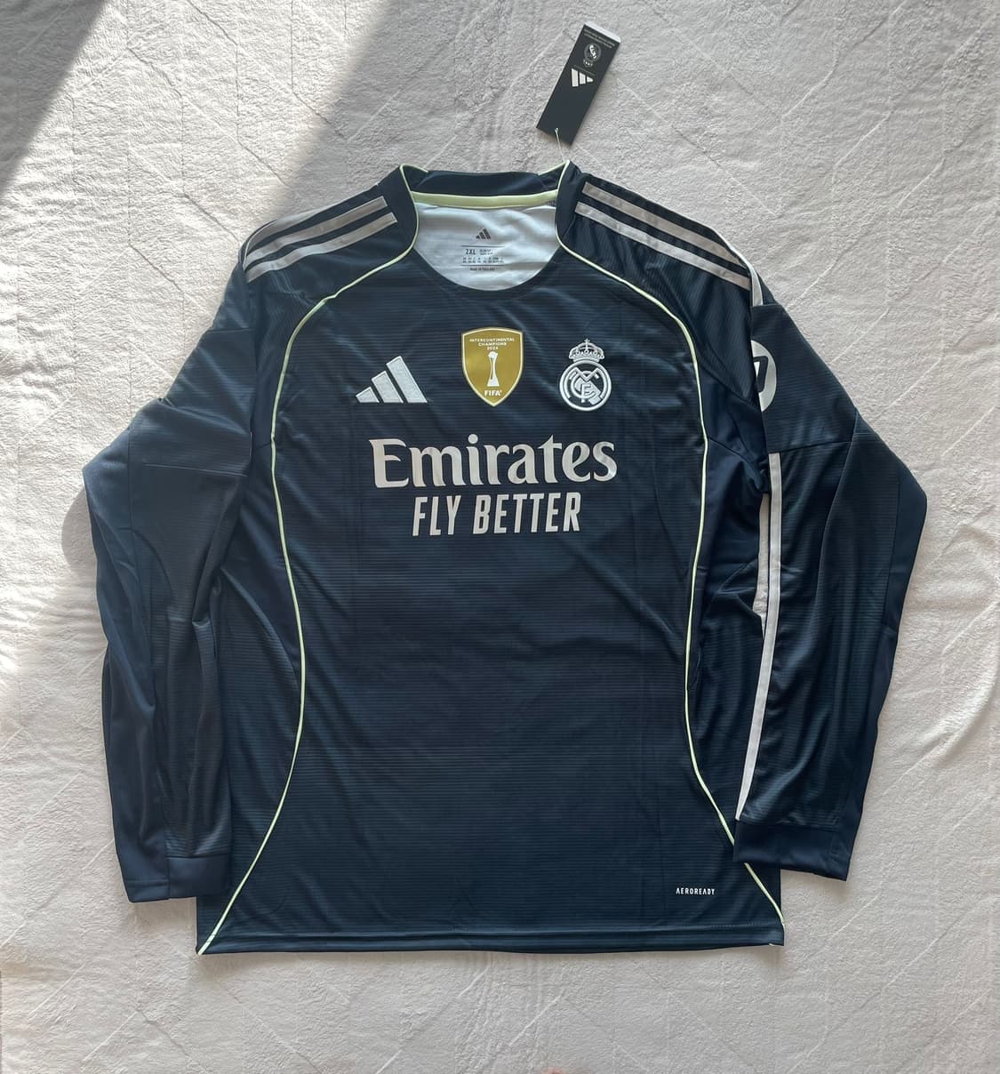 25-26 레알 마드리드 어웨이 음바페 긴팔 유니폼 상품이미지2