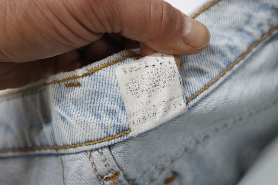 리바이스 빈티지 550 오렌지탭 커스텀 데님 쇼츠 (W32) 상품이미지10