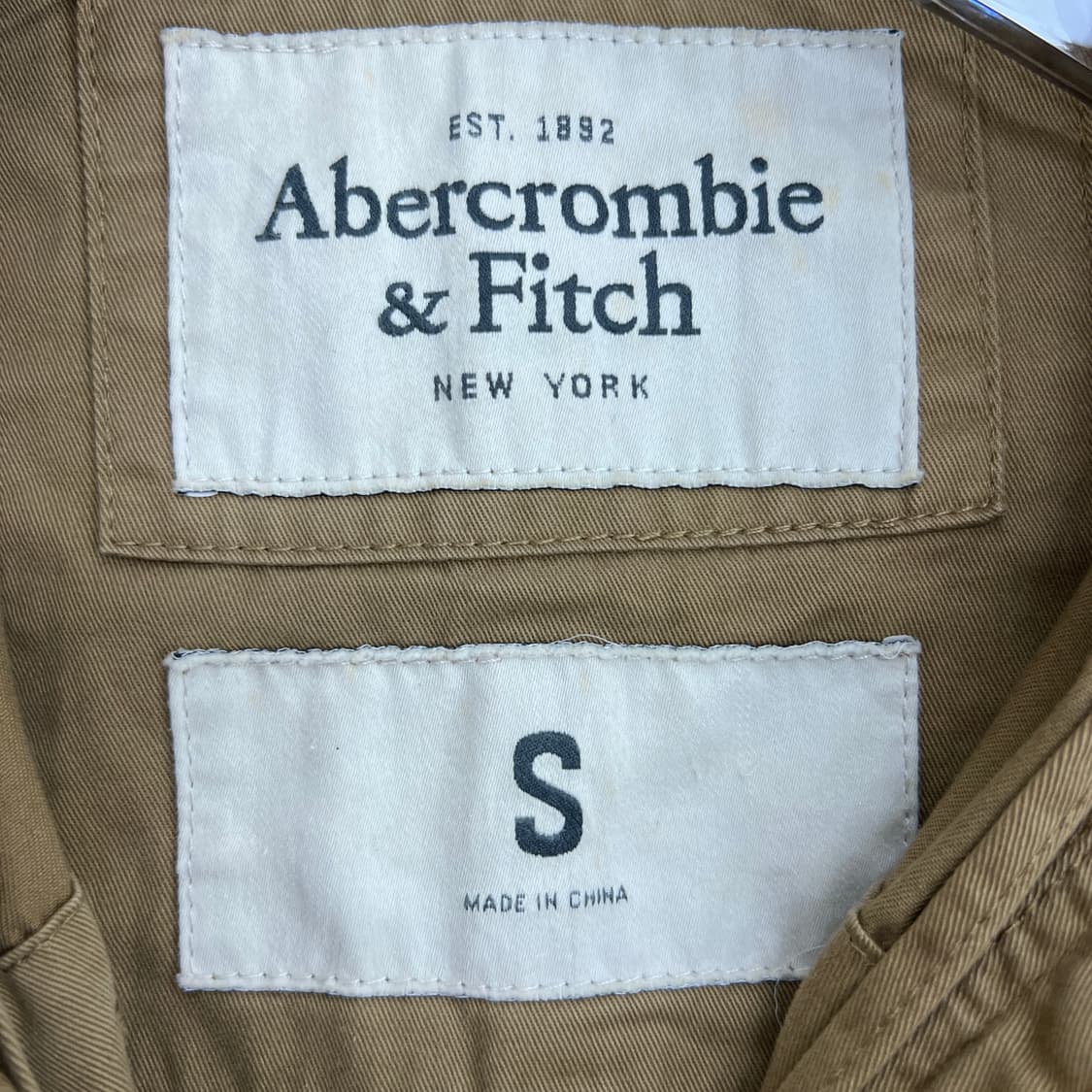 아베크롬비 카키 밀리터리 야상 자켓 S 상품이미지3