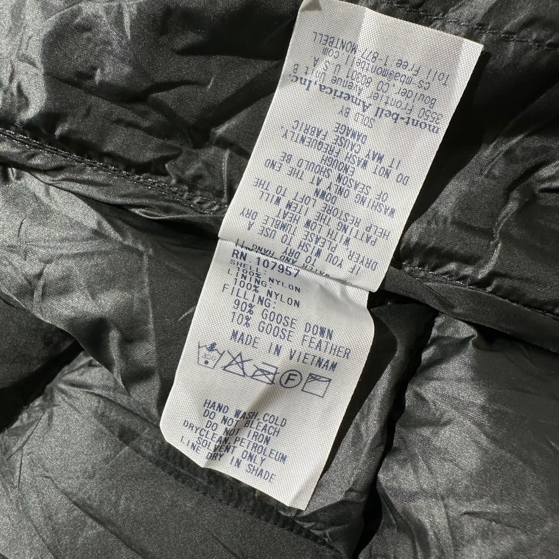 몽벨 라이트 알파인 구스다운 푸퍼 경량 패딩 상품이미지9