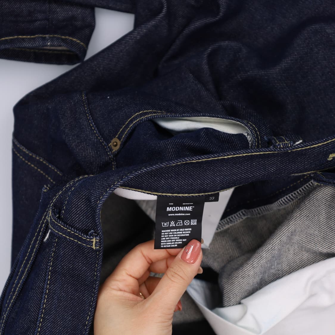 [33] 모드나인 생지 데님팬츠 1217J2 상품이미지4