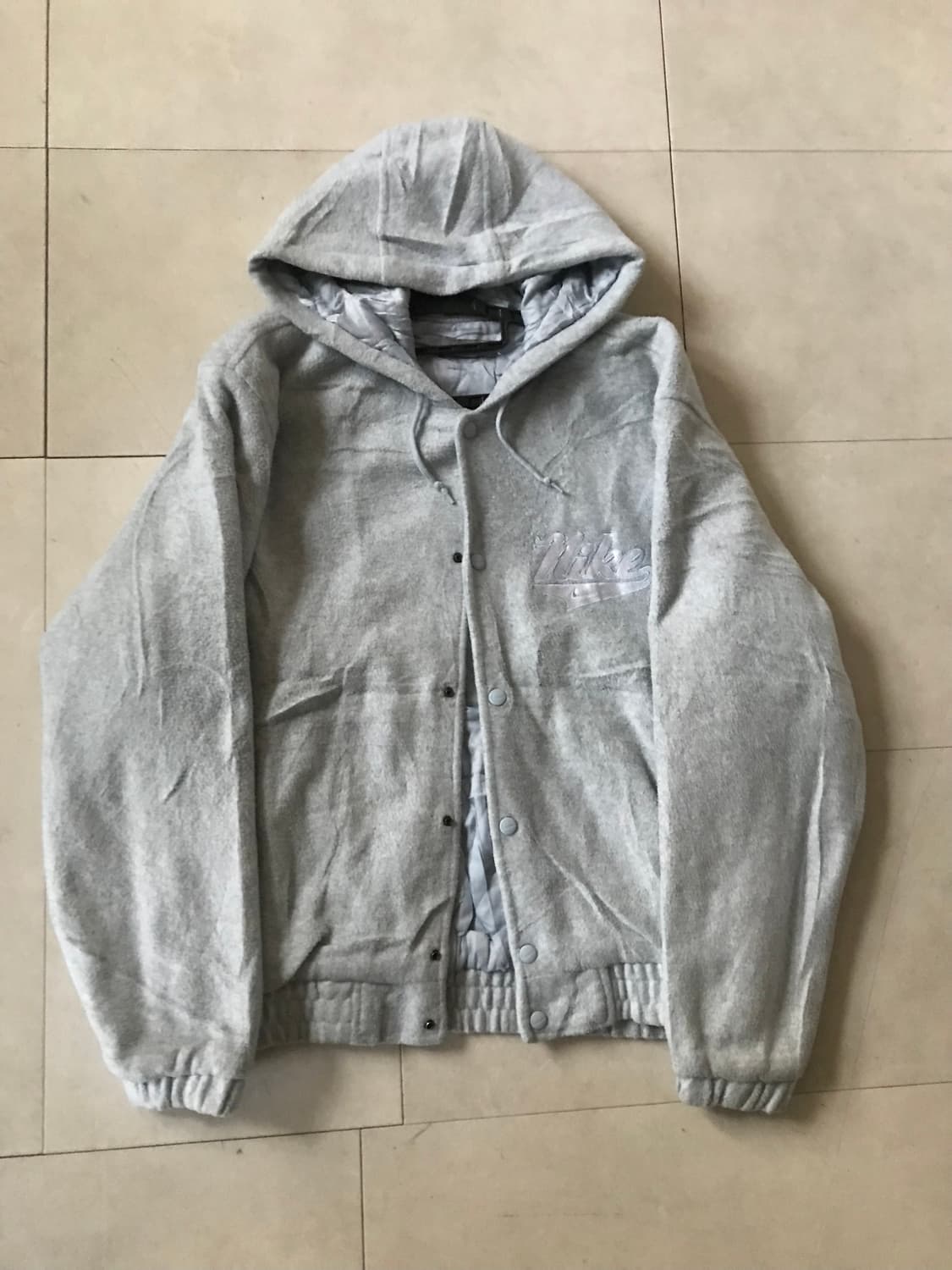 나이키 00s 연하늘 빅로고 누빔자켓 상품이미지9