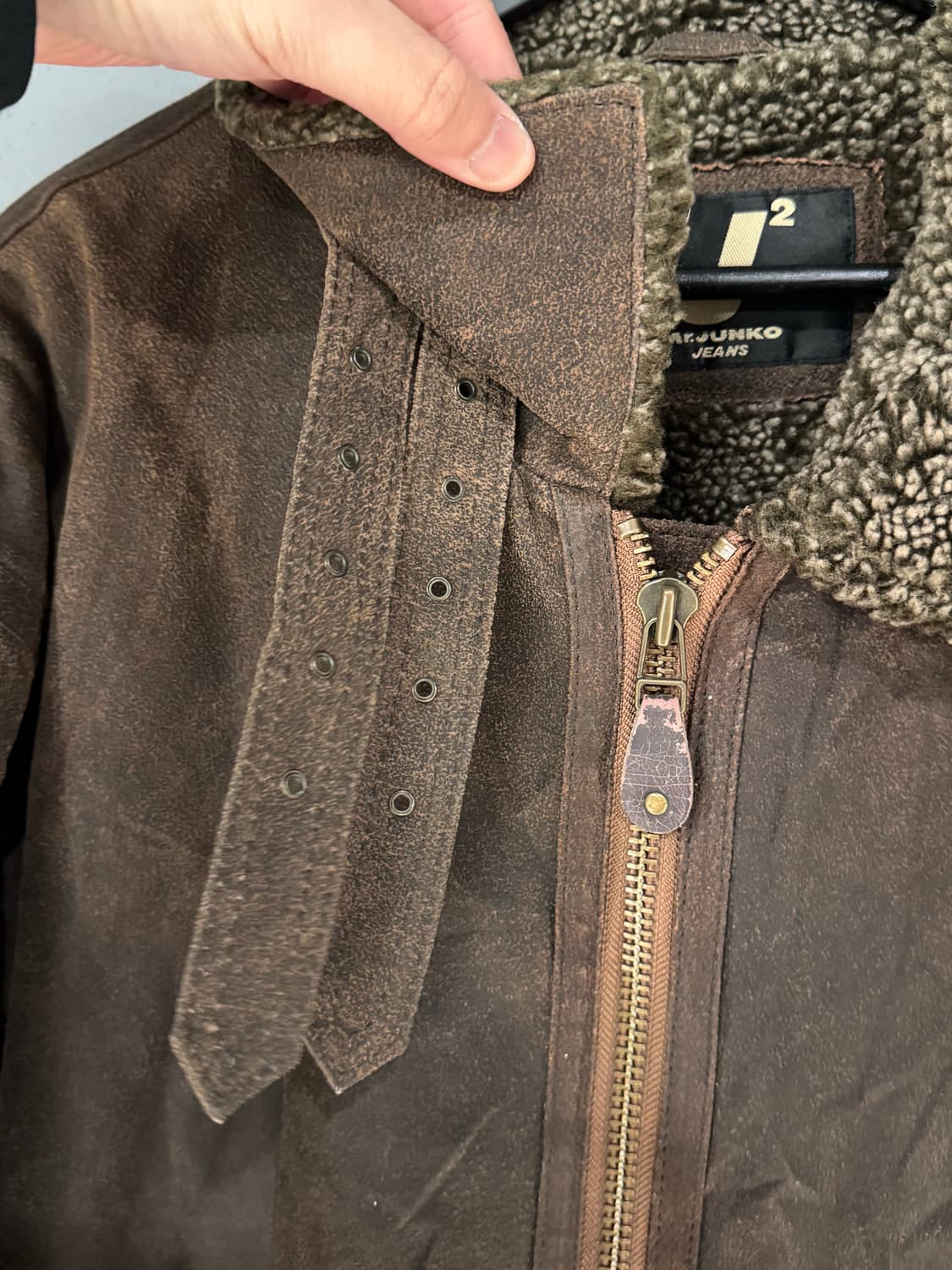 Mr.Junko Jeans 돈피 무스탕 가죽자켓  상품이미지3