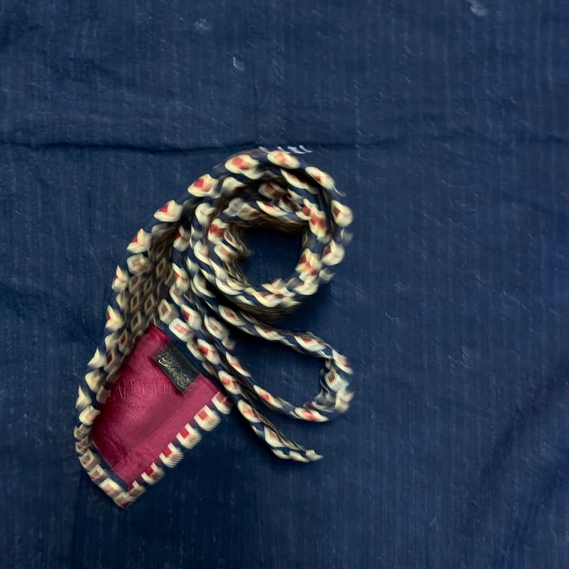 Lancetti 지오매트릭 패턴 실크 타이 상품이미지3