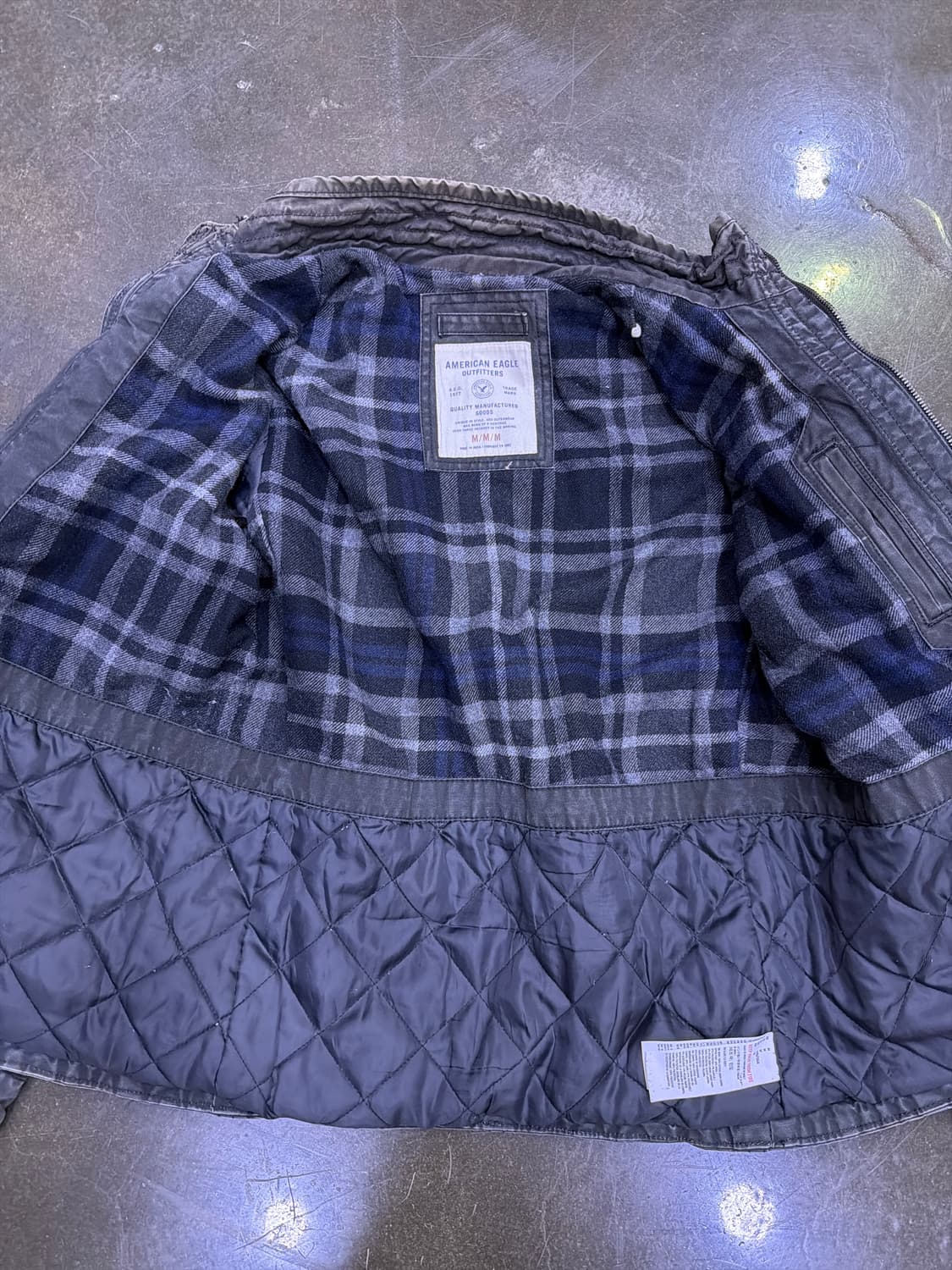 아메리칸이글 아웃피터스 빈티지 워싱 워크자켓 M 상품이미지9