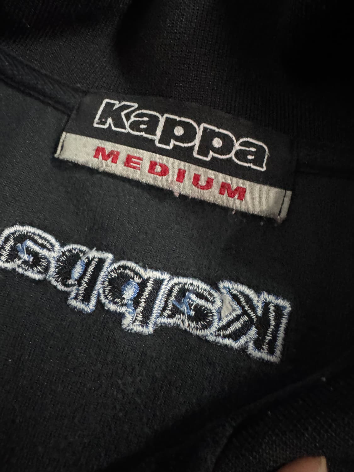 여성 카파 Kappa 올드스쿨 y2k 벨루어 벨벳 져지 상품이미지3