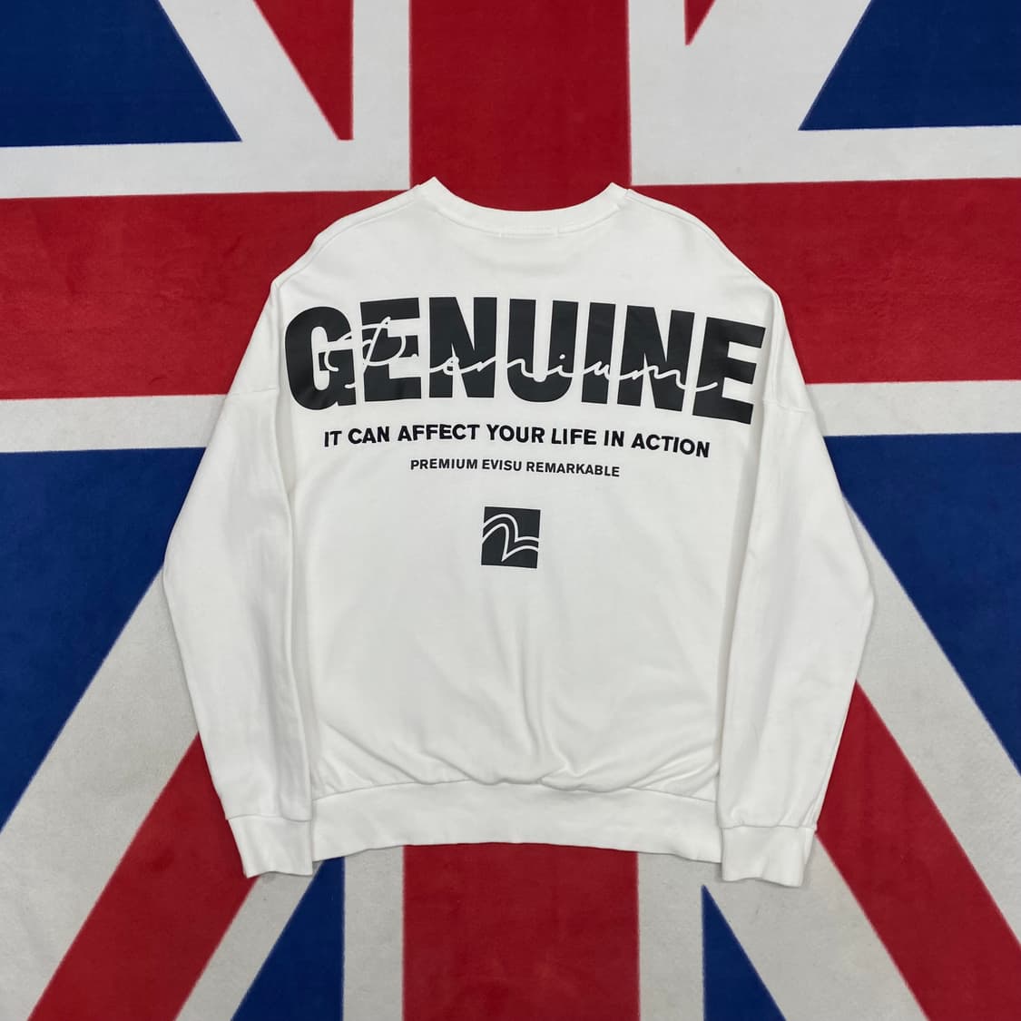 에비수 맨투맨 90 실측 M  상품이미지2