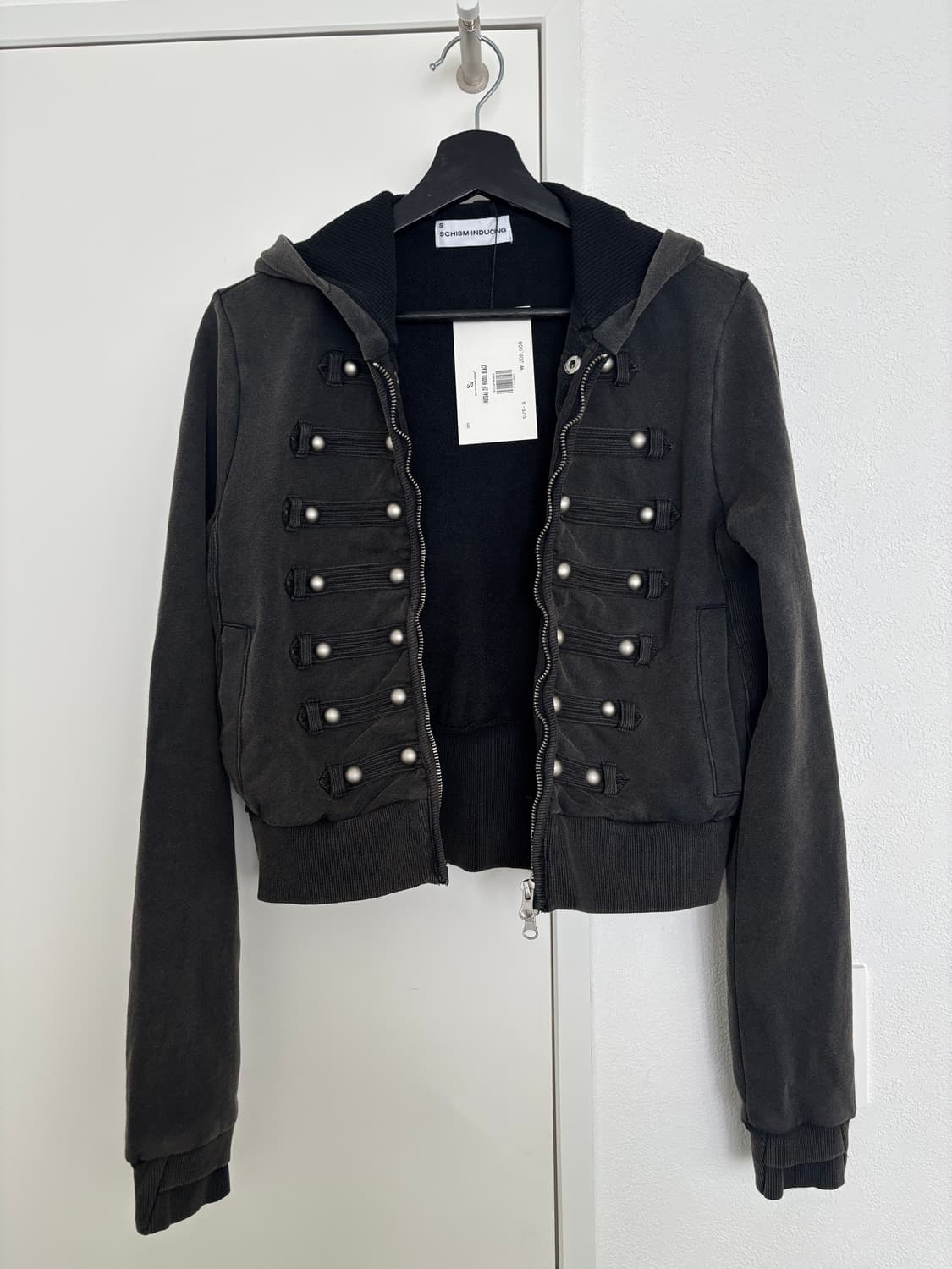 스키즘인듀싱 나폴레옹 후드집업 HUSSAR ZIP HOODIE BLACK 상품이미지8