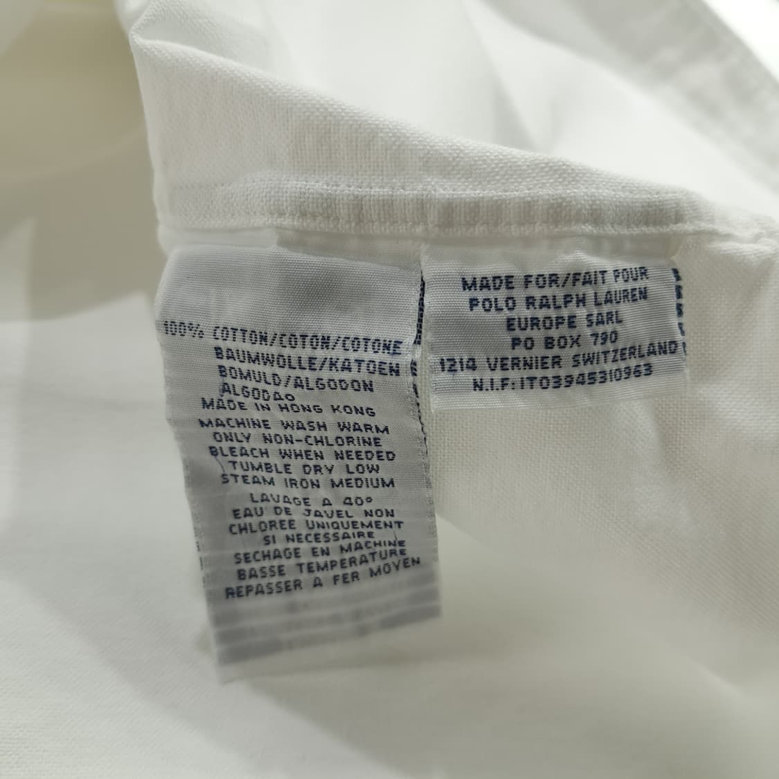CN904 XL 폴로 랄프로렌 화이트 긴팔 셔츠 남방 상품이미지6
