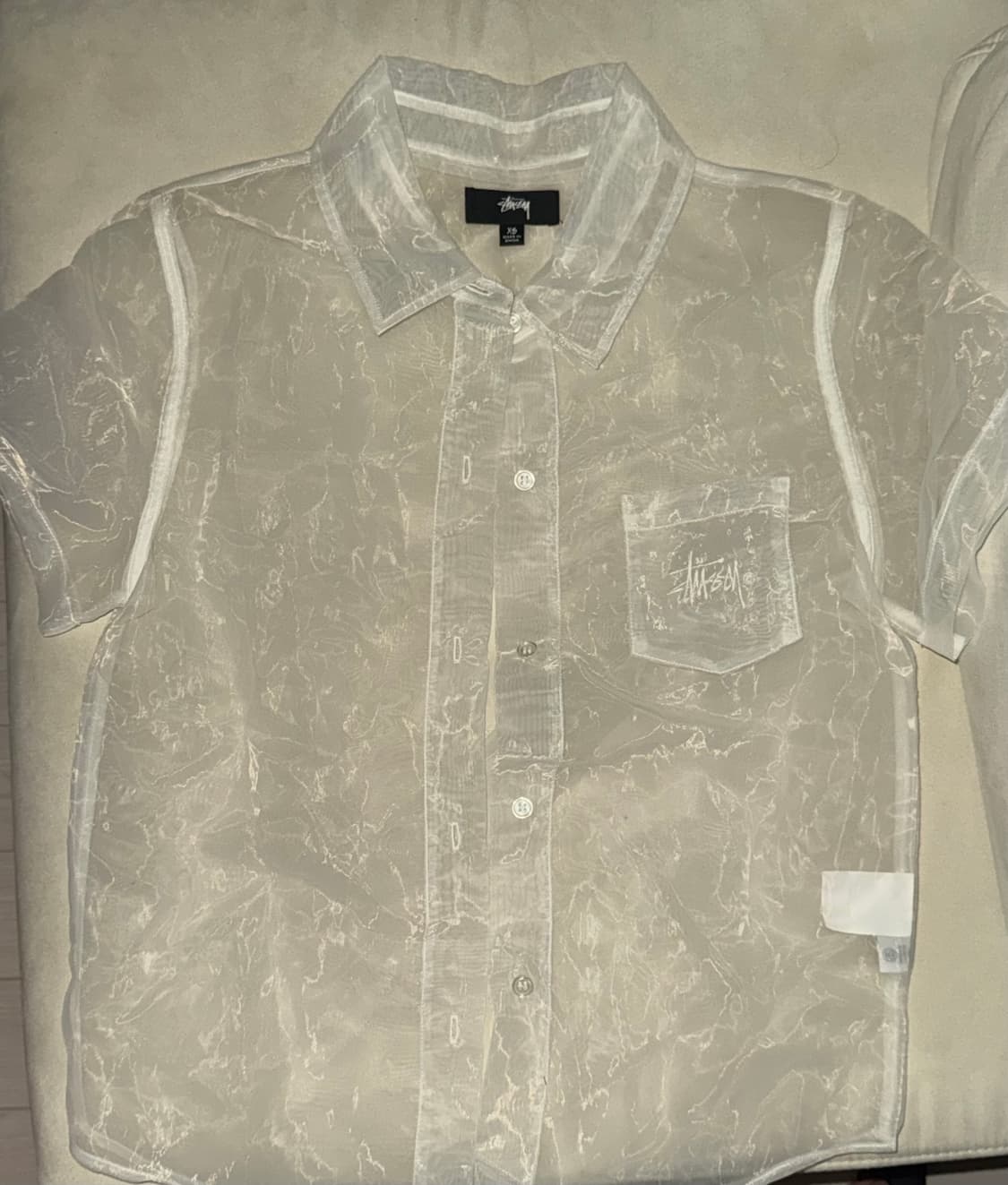 스투시 마일로 쉬어 셔츠 xs 상품이미지2