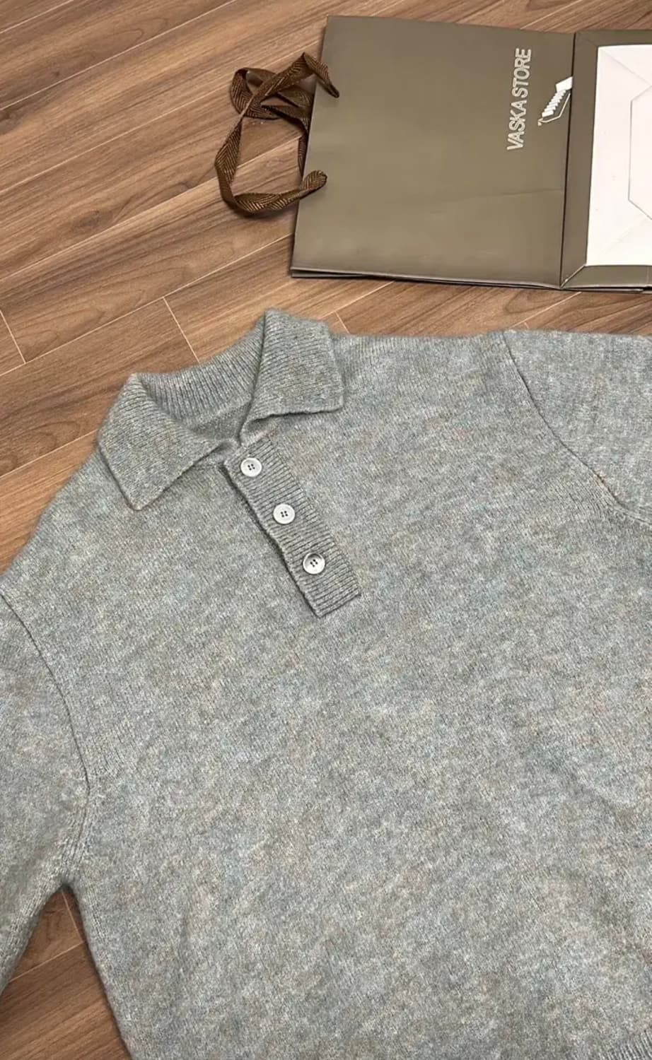 Oversized Knit Collar Sweate 상품이미지1