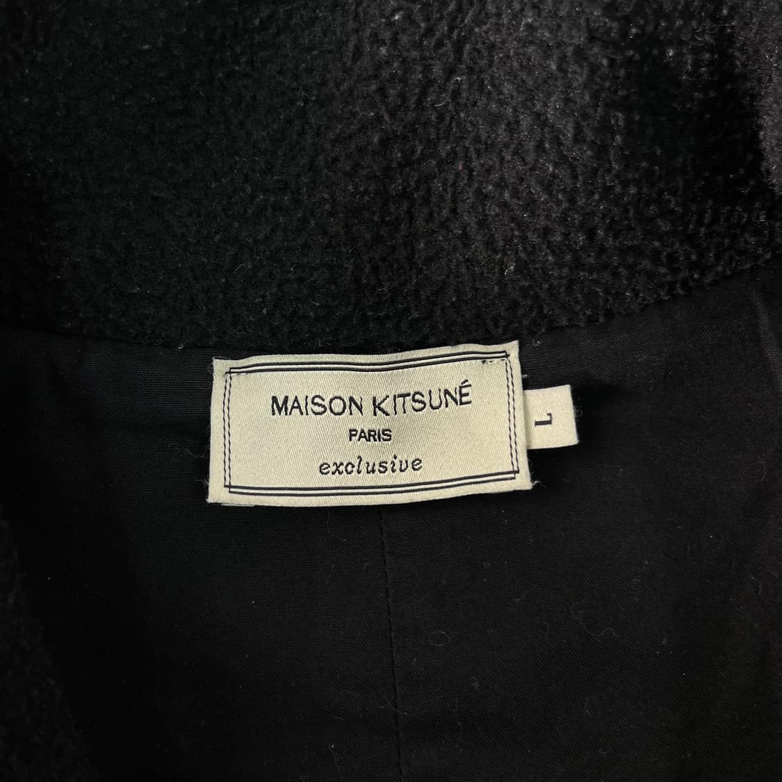 100 메종키츠네 실버폭스 플리스 한정판 자켓 상품이미지3