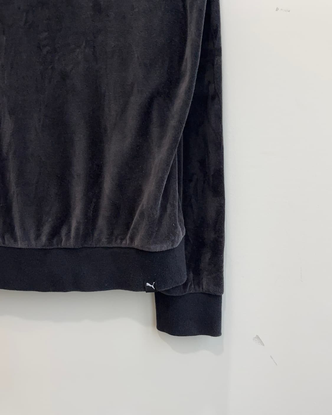 퓨마 그레이쉬 벨루아 로고 자수 후드집업 상품이미지7