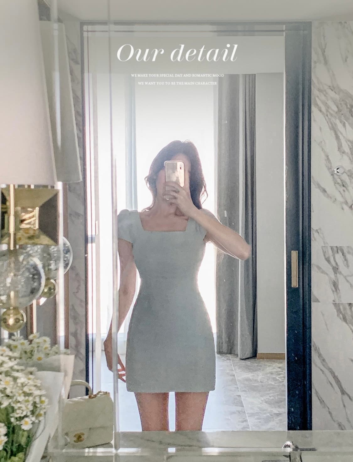 트위드 원피스 상품이미지2