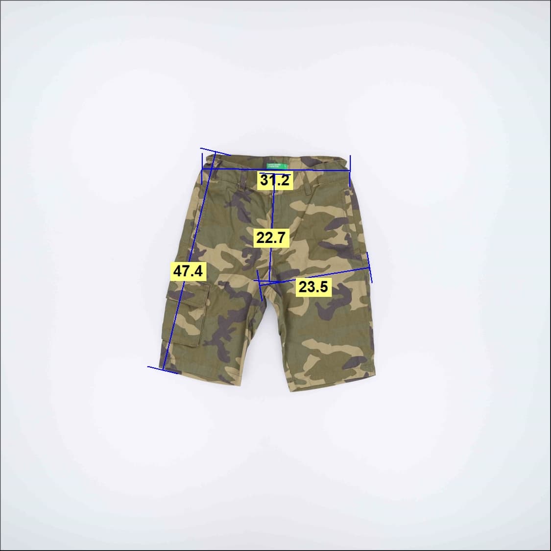 L 베네통 키즈 카모 반바지 0601H1 상품이미지6