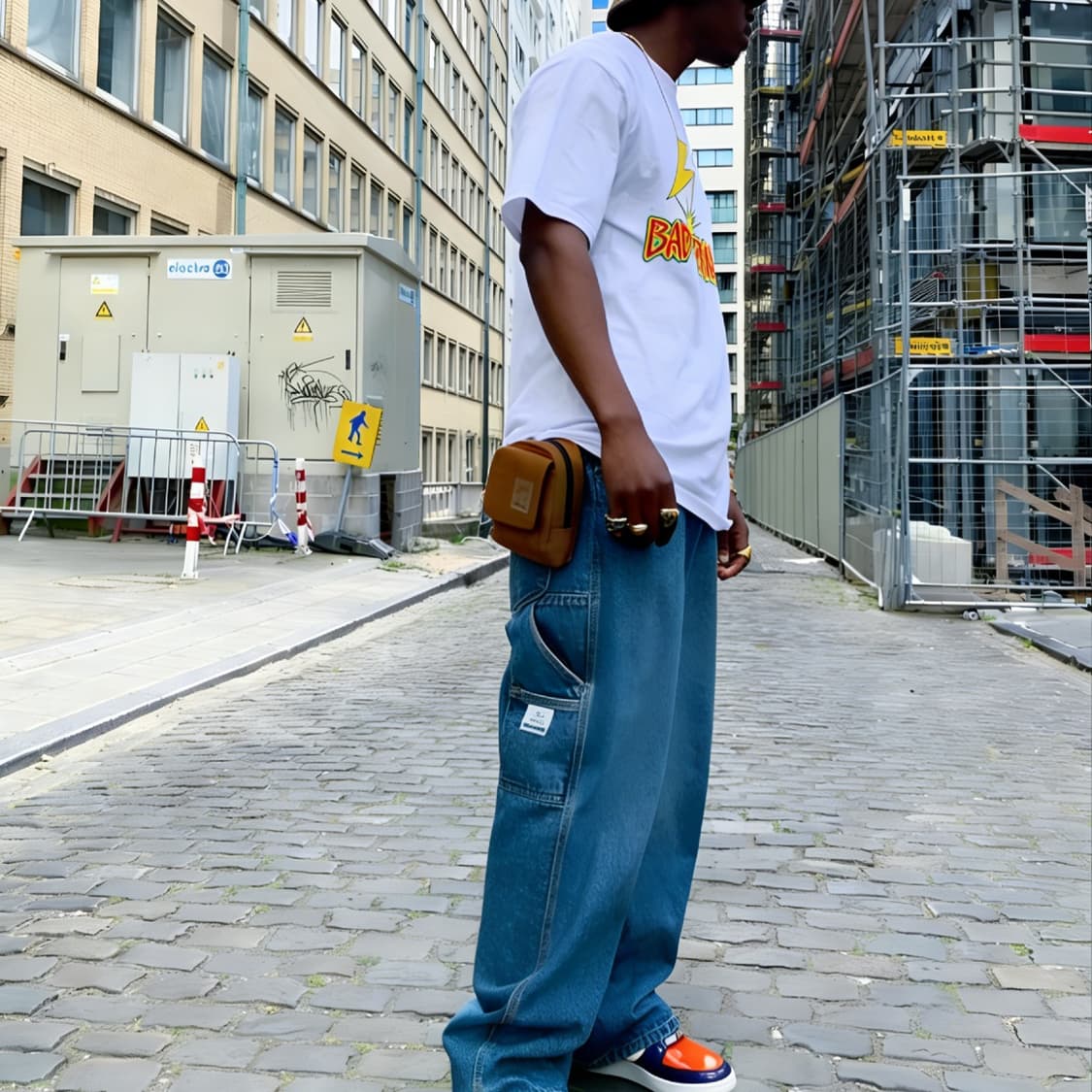 Bad Brains 커스텀 프린트 오버사이즈 반팔티 상품이미지4