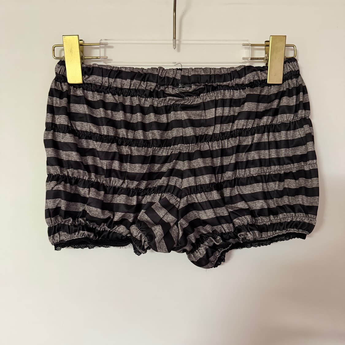 새상품 여자 스트라이프 레이스 팬츠 상품이미지3