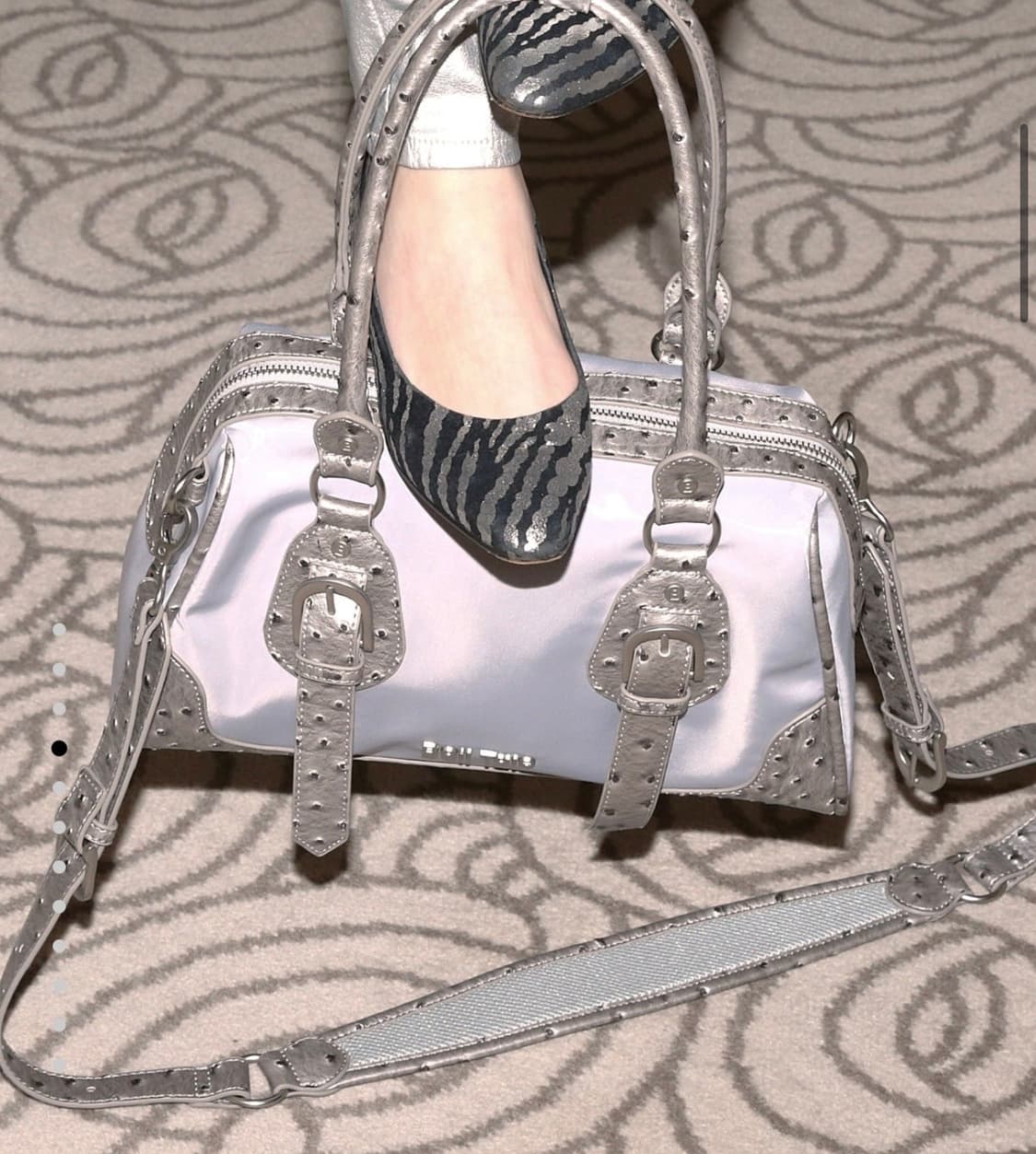 Boil tale 엘로디 백 (SILVER GREY) 상품이미지1