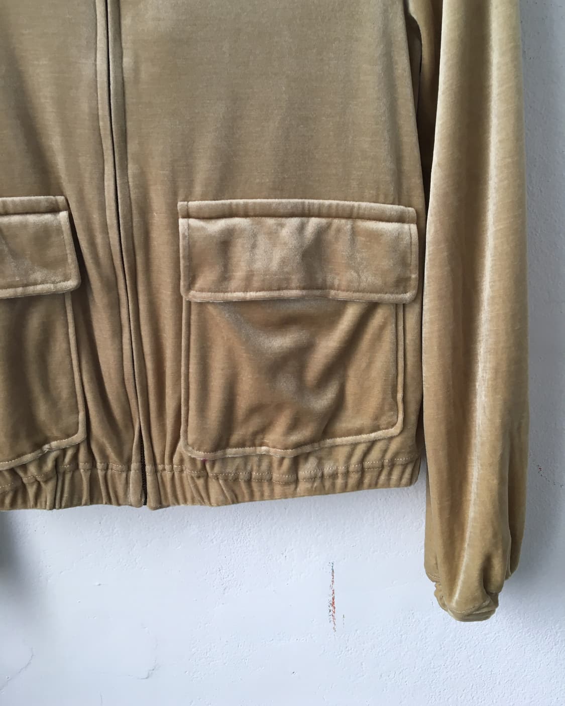 Velvet hood zip up 상품이미지4