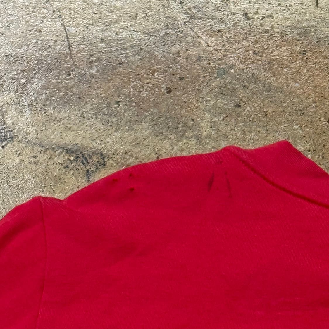 [정품/L] 버버리 레드 긴팔 티셔츠 b17 상품이미지7