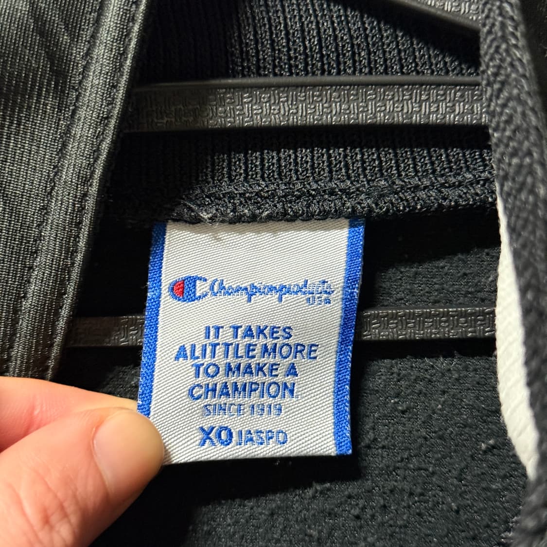 90-00s 챔피온 빅사이즈 올드스쿨 범고래 배색 집업 져지 자켓 상품이미지8