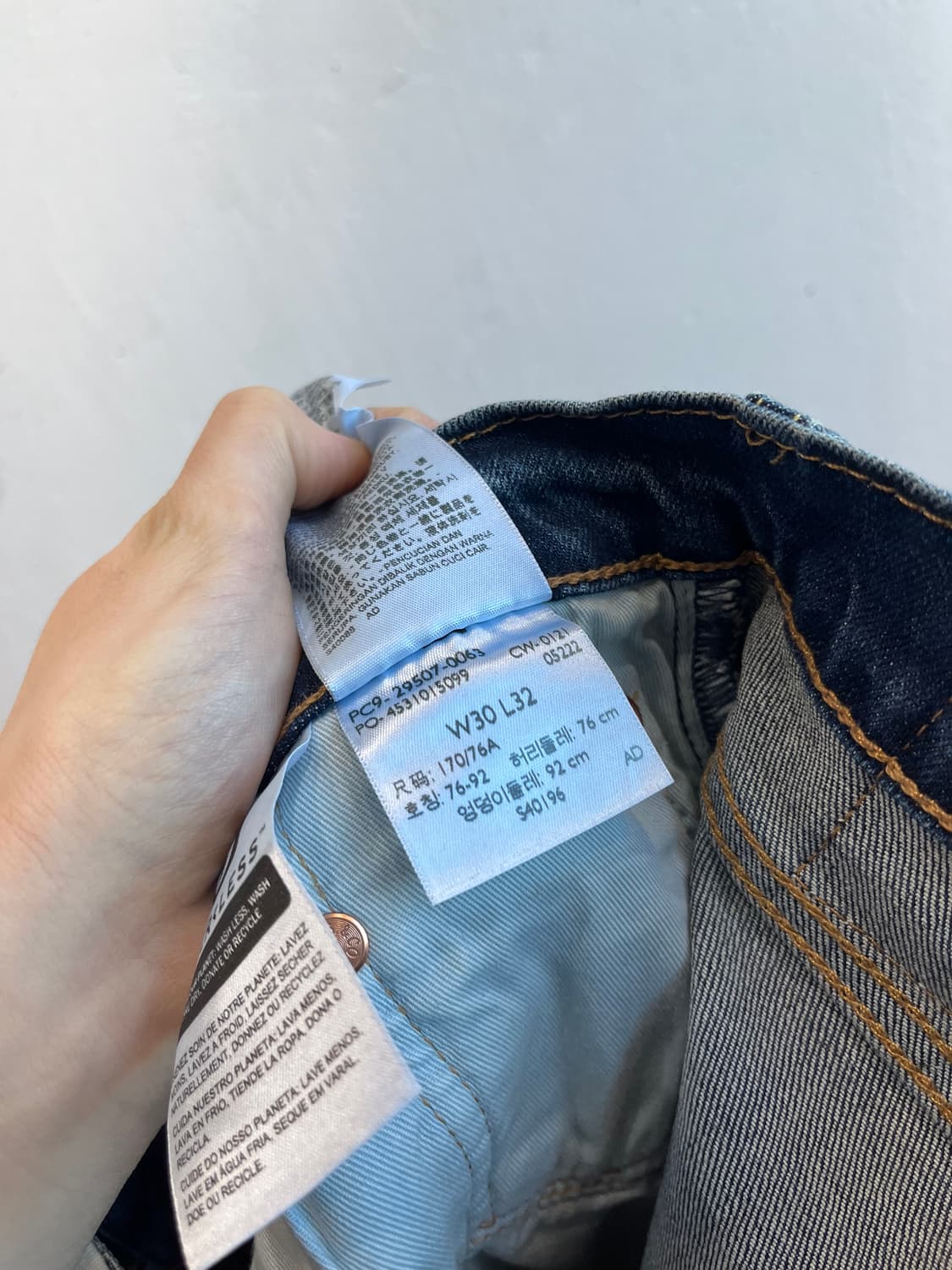 리바이스 502 프리미엄 빅E 데님팬츠 30 상품이미지7