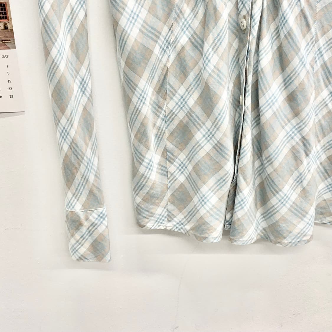 버버리 체크 블라우스  상품이미지3