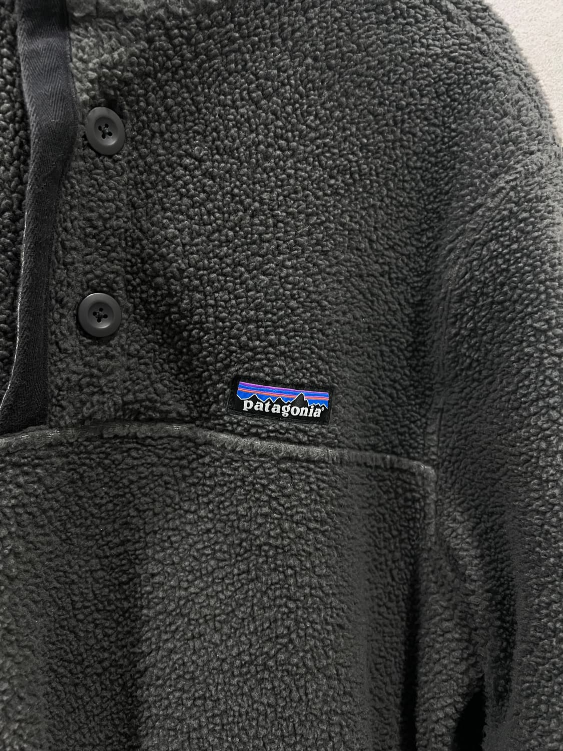 파타고니아 버튼 후리스 풀오버 M 상품이미지3