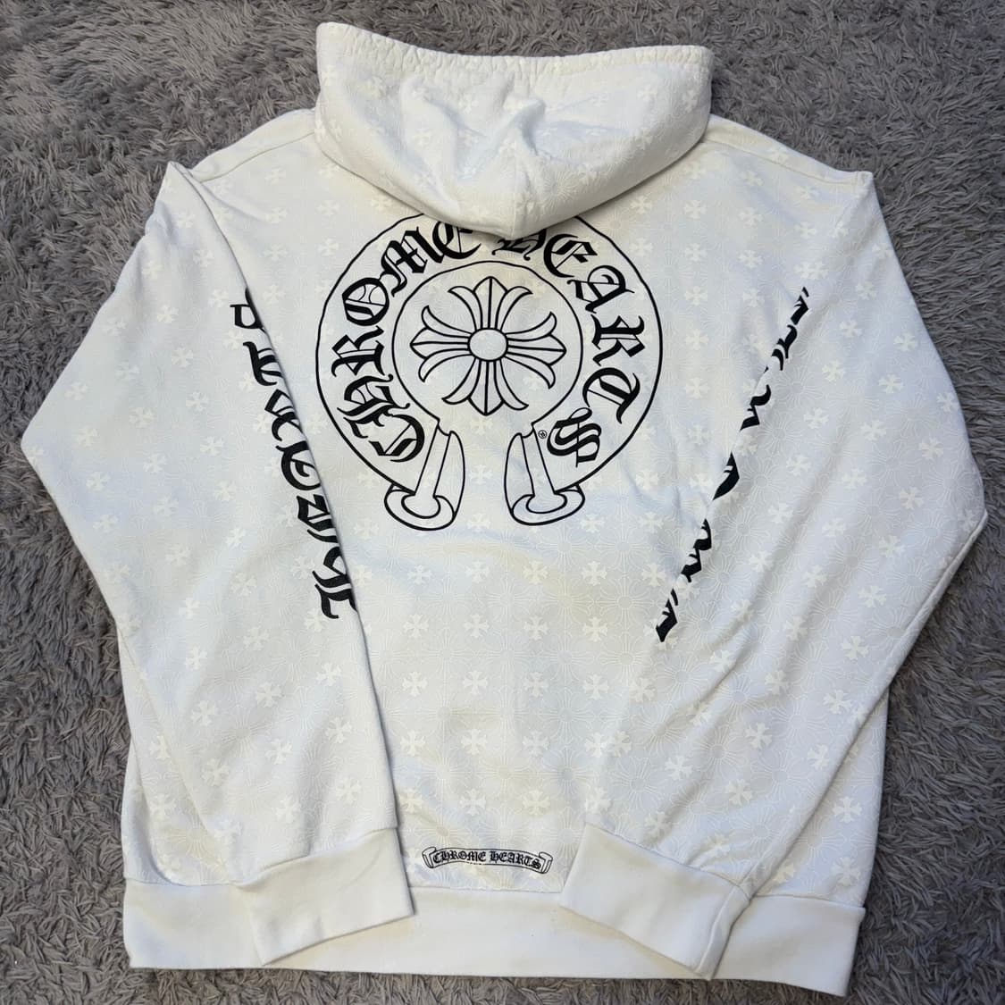 크롬하츠 플러스 크로스 올 오버 후드집업 한정판 xl 상품이미지1