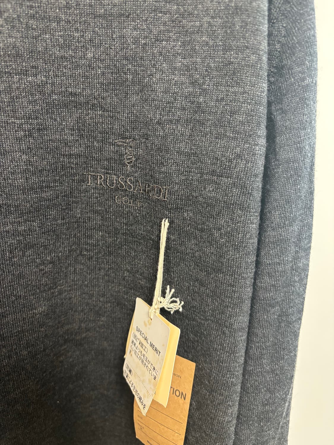 트루사르디 터틀넥 니트 다크그레이 상품이미지2