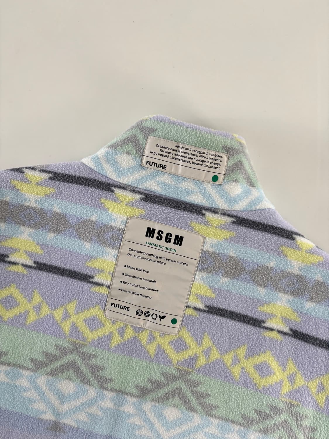 MSGM 지퍼업 퍼널 넥 자켓 상품이미지10