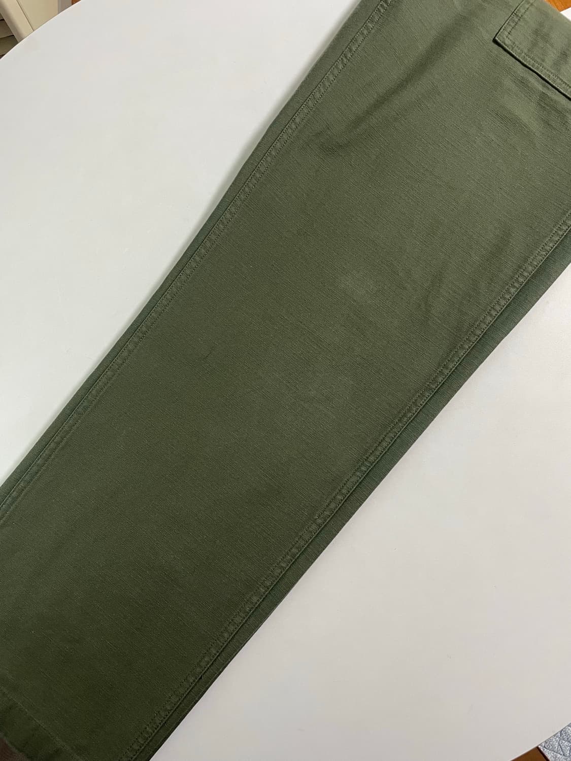 무신사 스탠다드 레플리카 퍼티그 팬츠 카키 / 32 상품이미지2