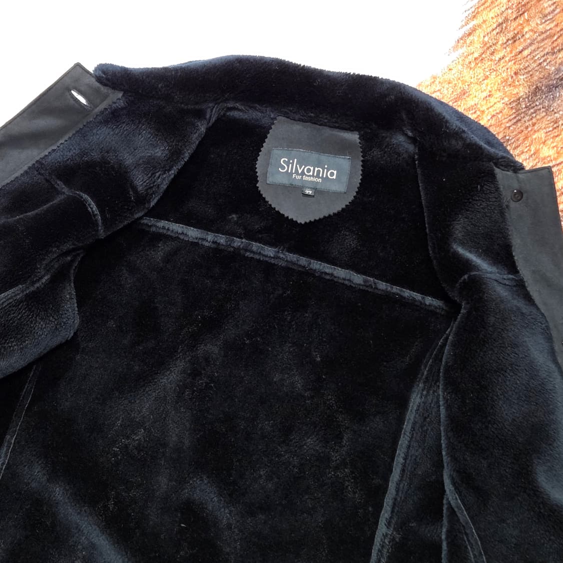 빈티지 콩버튼 무스탕 퍼 코트 자켓 상품이미지7