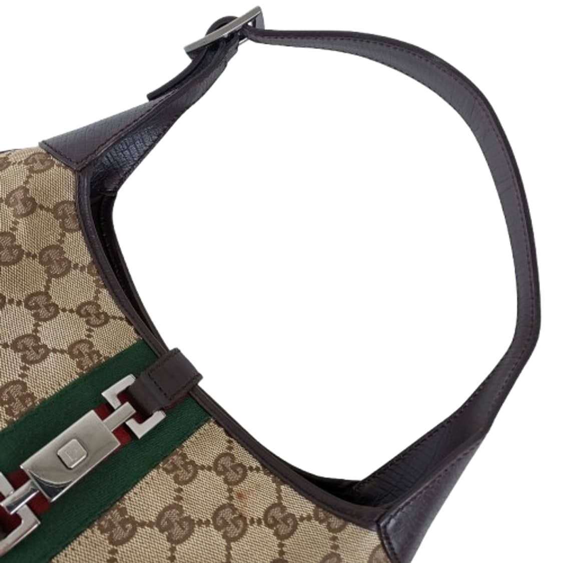 정품 구찌 빈티지 삼선 재키 숄더백 상품이미지8