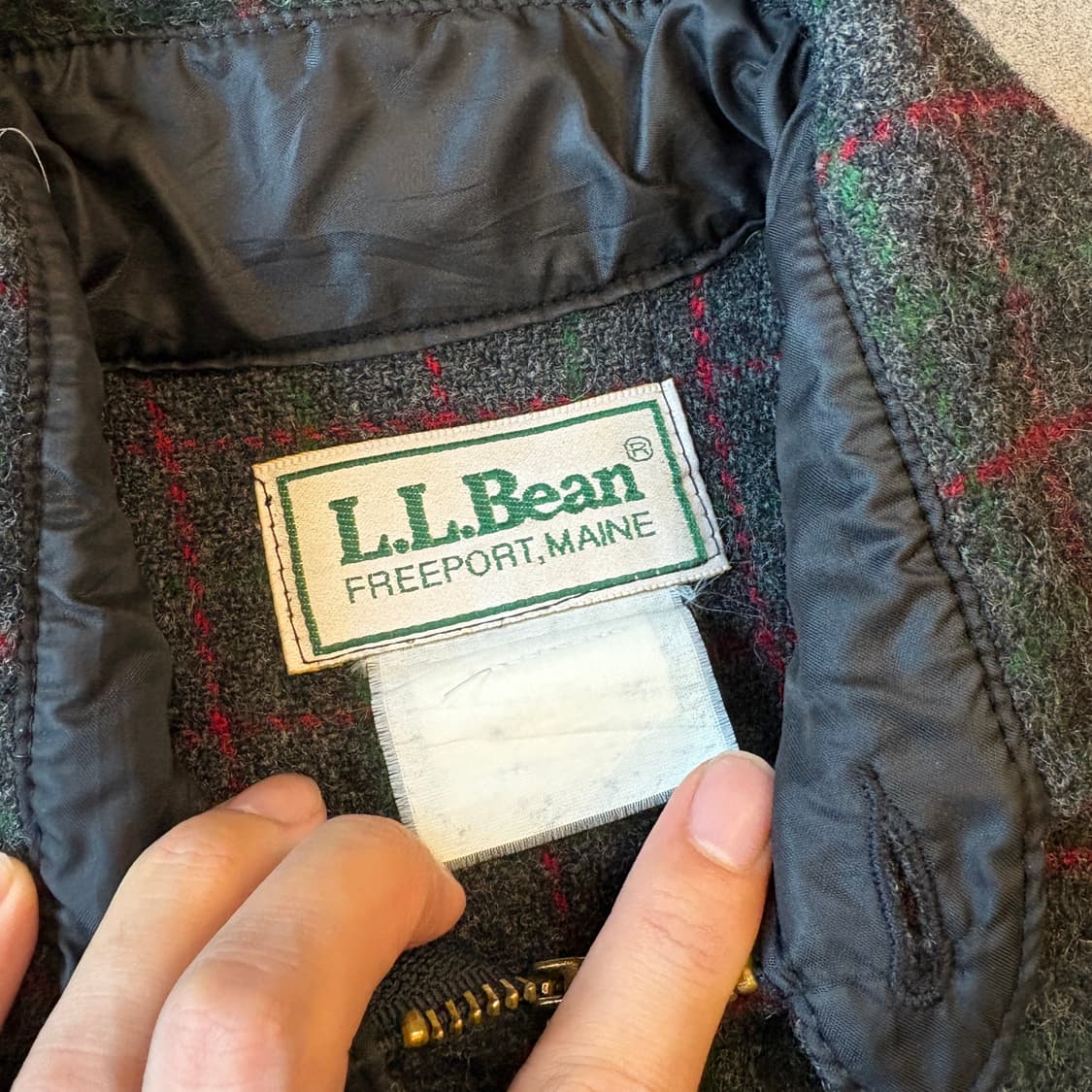 90년대 생산 90s L.L.bean 엘엘빈 울 자켓 상품이미지5