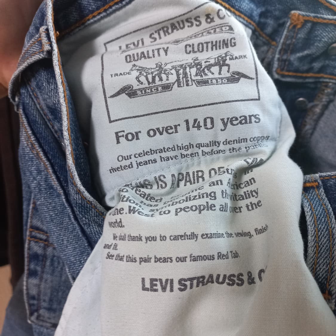 유럽판 빈티지 levis 리바이스 517 데님 청바지 상품이미지7
