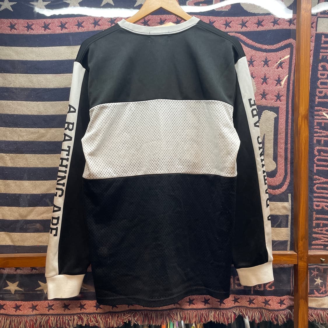A Bathing Ape BAPE 메쉬 롱슬리브 티셔츠 상품이미지10