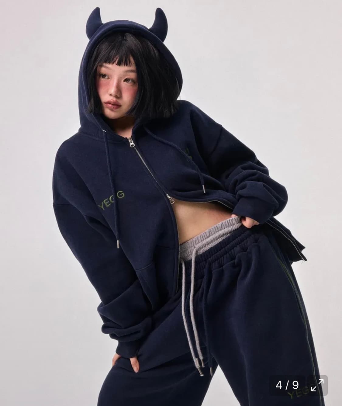 예그 데빌 후드 네이비 상품이미지2