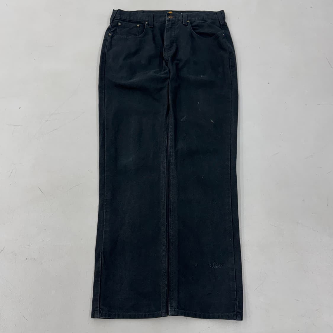 칼하트 OG 덕캔버스 페이딩 워크팬츠 블랙 상품이미지2