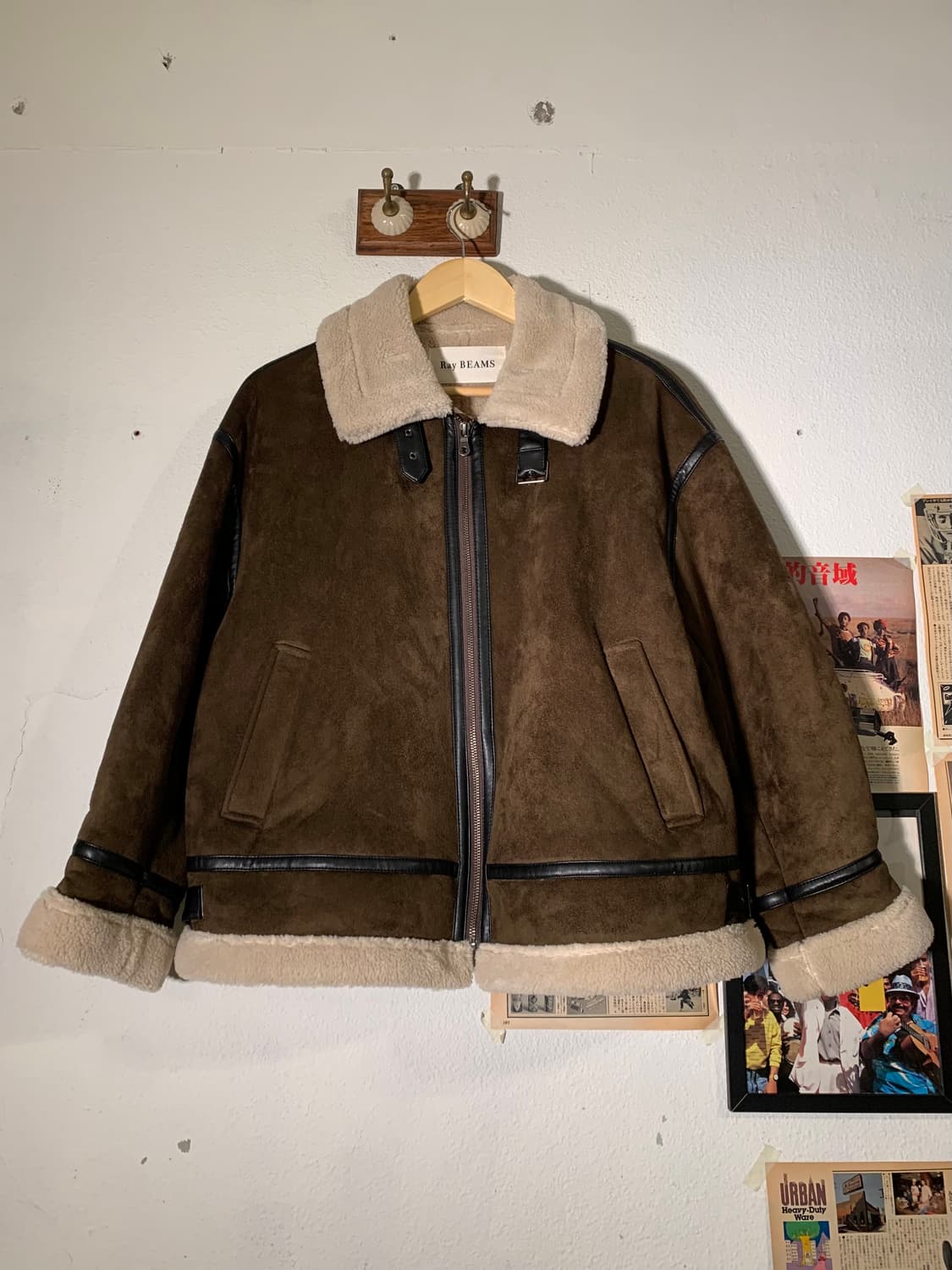 레이빔즈 B3 무스탕 자켓 상품이미지1