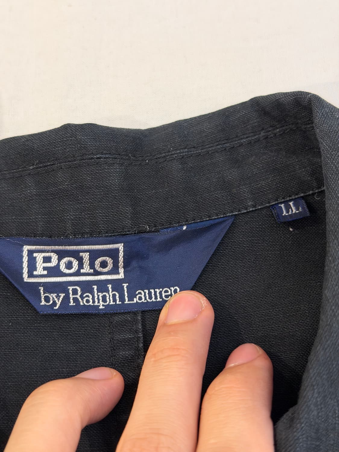 폴로 랄프로렌 일판 프렌치 워크자켓 초어자켓 블랙 상품이미지4