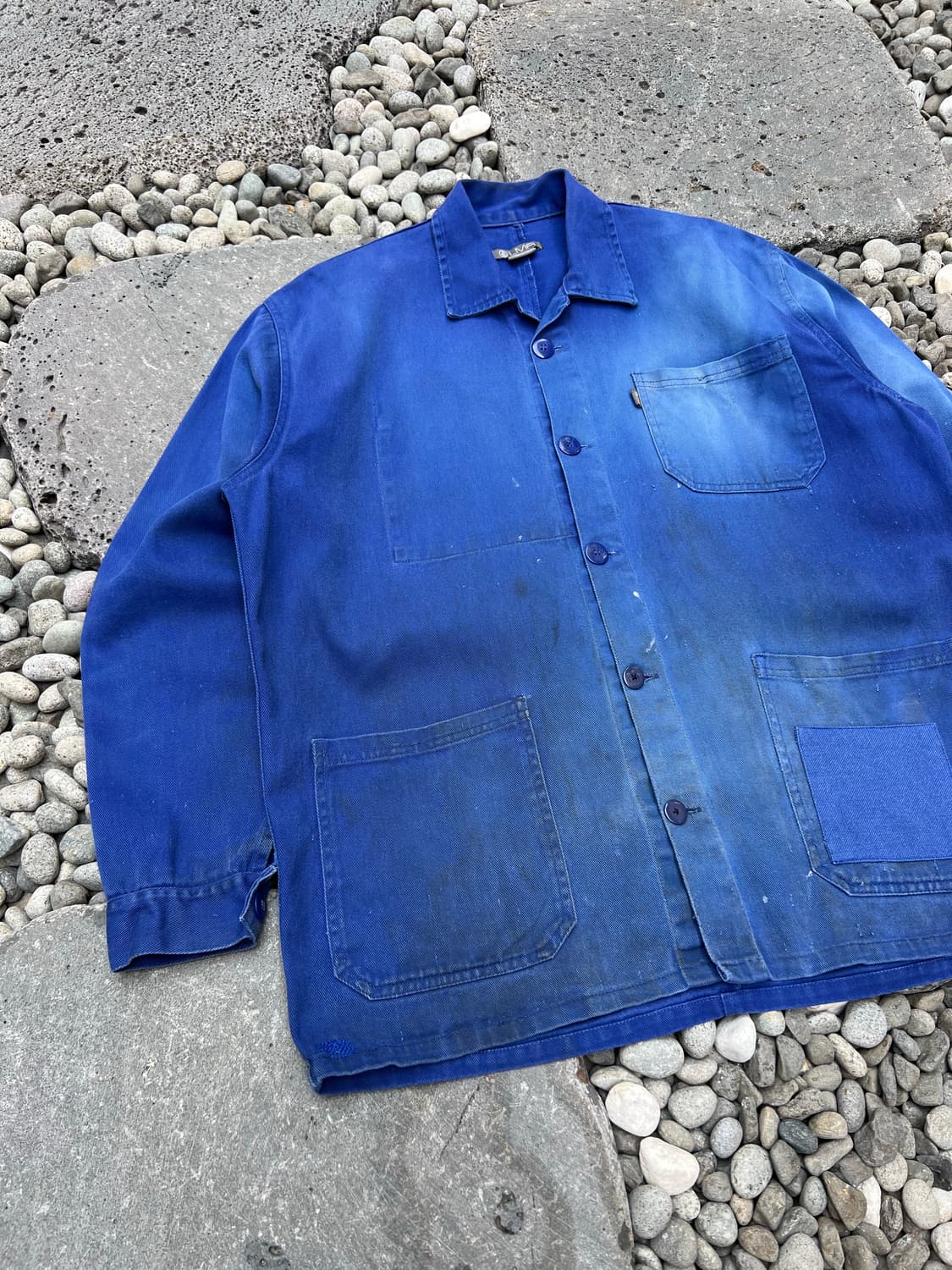 SUN FADED HARD WASHING VINTAGE 프렌치워크자켓 상품이미지3