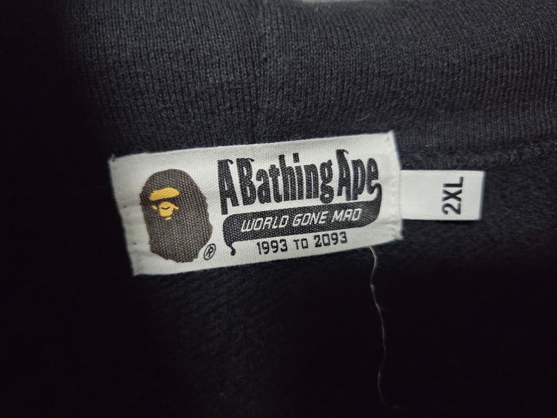 (2XL) 베이프 루즈핏 후드티 판매합니다. 상품이미지3