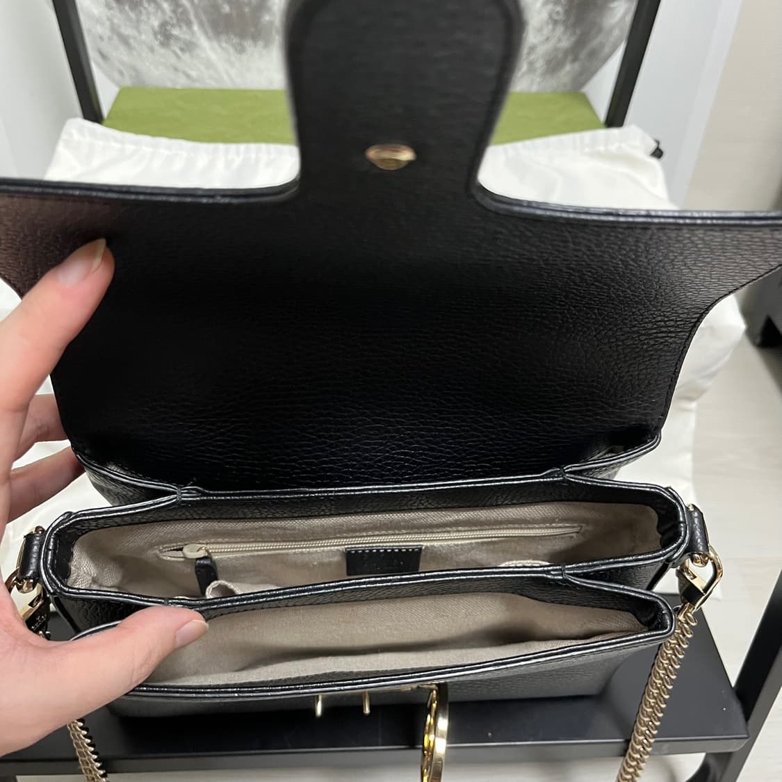 정품 OS) 구찌 인터로킹 탑핸들 토트백 숄더백 상품이미지6