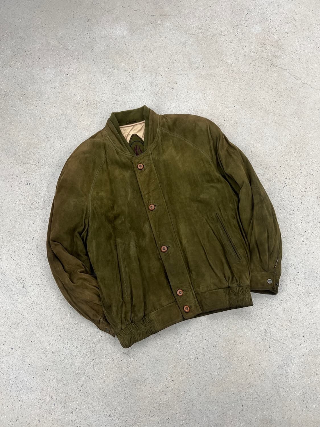 Lesamans 90s 램스킨 스웨이드 봄버 자켓 상품이미지4