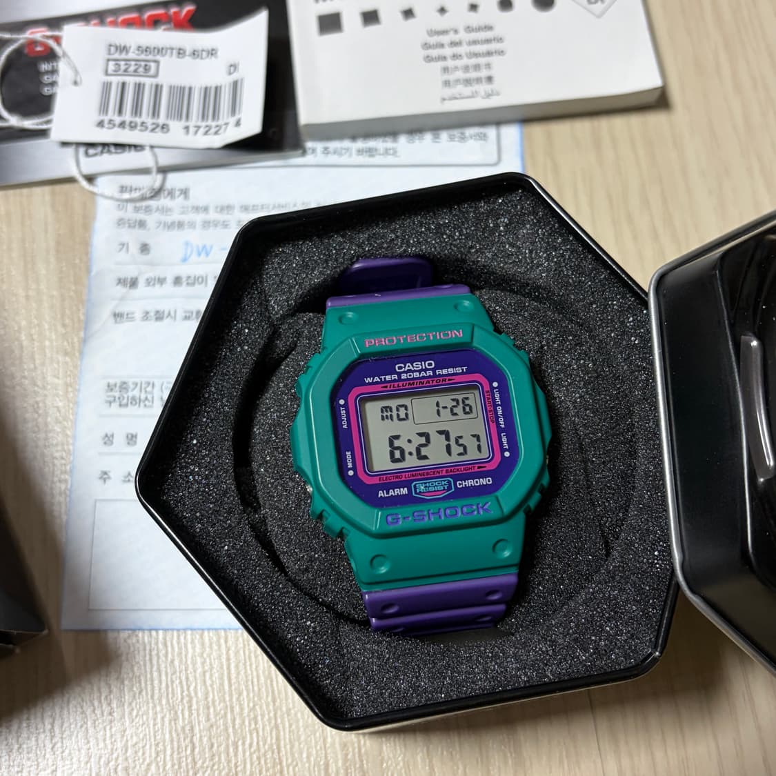 Casio G-shock DW/5600TB-6DR(JOKER/조커) 상품이미지3