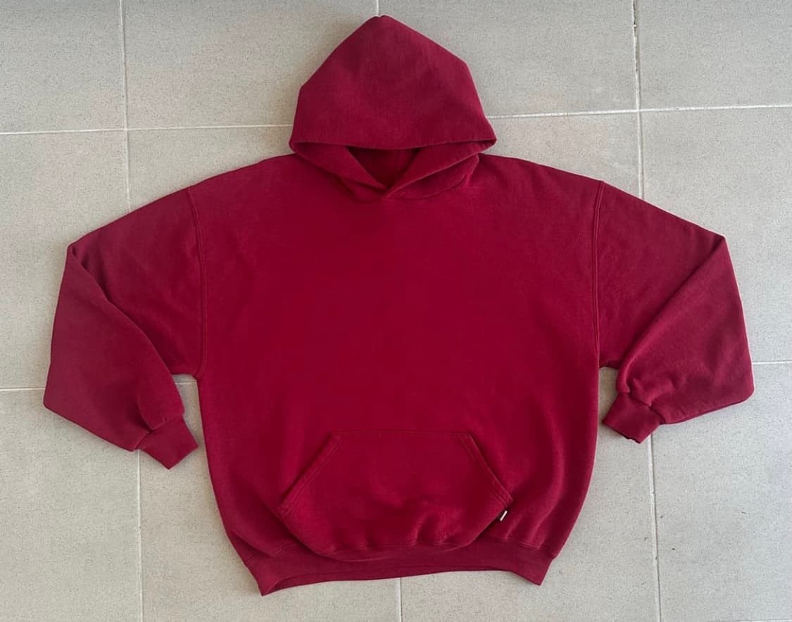 00s 빈티지 러셀 후드 레드 XL 상품이미지1